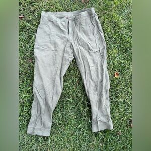 Old Navy Women's Olive Wide Leg Pants